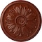 Ekena Millwork Kaya Ceiling Medallion (Fits Canopies up to 5 1/4"), Hand-Painted Firebrick, 23 5/8"OD x 1 1/2"P CM23KAFIF - alternate 1
